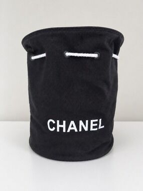 CHANEL CANVAS DRAWSTRING BUCKET NOVELTY/PROMOTIONAL BAG